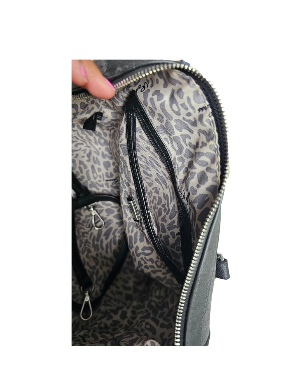GUESS Black Monogram Satchel Duffel - Picture 8 of 11